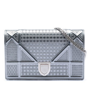 Pre-Loved Dior Baby Patent Microcannage Diorama Crossbody